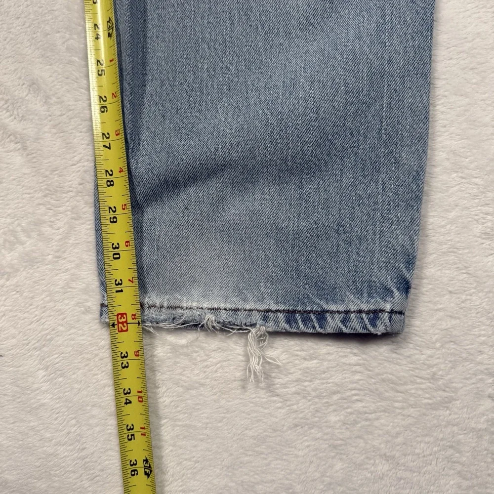 Levis 550 Jeans Mens 36x34(32) Blue Denim Faded Straight Leg Relaxed‎ Cotton